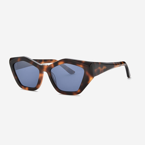 Angular bevel cutting Acetate  Women's Sunglasses21A8023